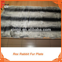 Plaque de Fourrure Rex Rabbit Chinchilla Design Rex